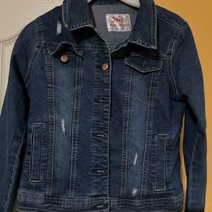 Justice Jean Jacket Size 14-16!